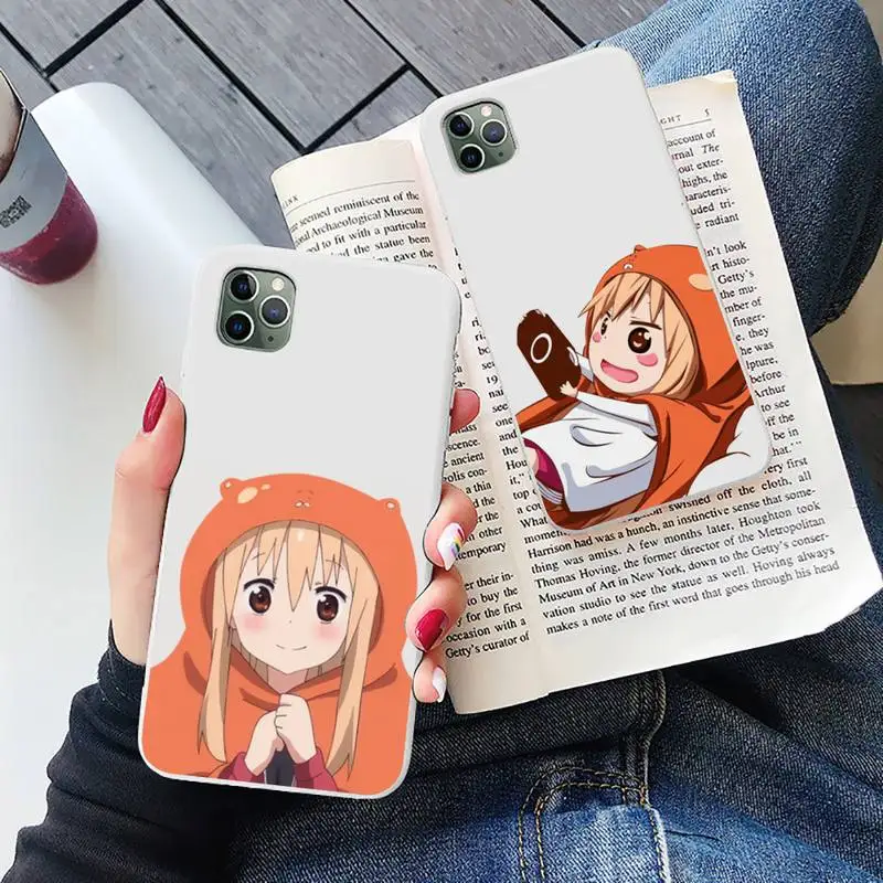 

cute Umaru chan Anime Doma Umaru Phone Case Candy Color for iPhone 6 6S 7 8 11 12 XS X SE 2020 XR mini pro Plus MAX funda