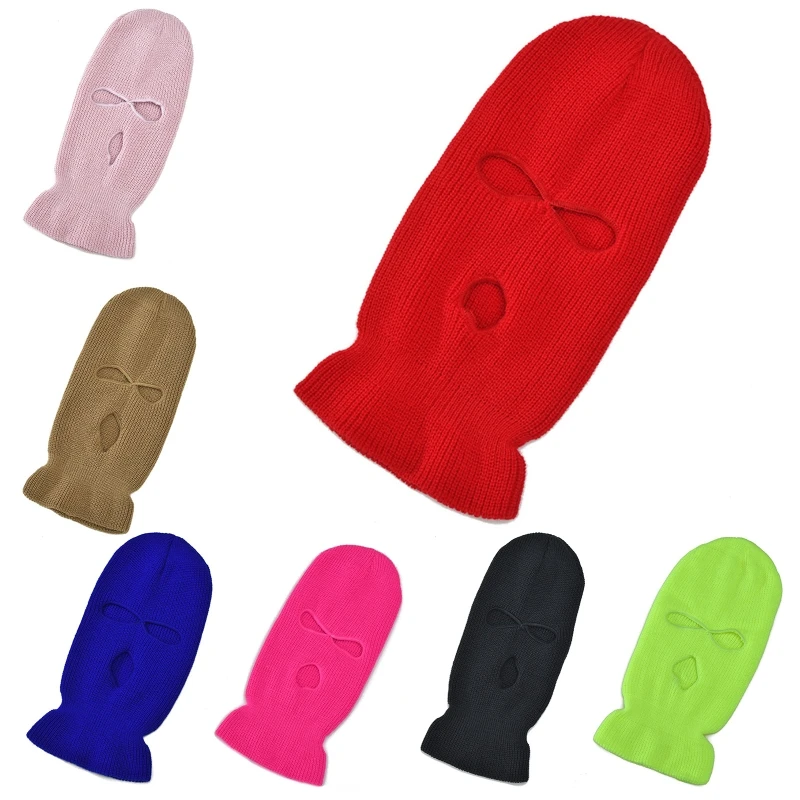 Men Women Balaclava Mask Three Hole Full Face Covering Neon Solid Color Knitted Winter Warm Outdoor Cycling Ski Windproof Beanie
Men Women Balaclava Mask Three Hole Full Face Covering Neon Solid Color Knitted Winter Warm Outdoor Cycling Ski Windproof Beanie