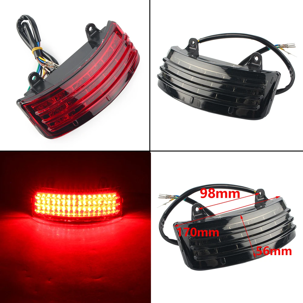 Fender Tip Light Tri-Bar LED Rear Tail Brake Turn Signal Lights For Harley Touring Street Road Glide FLHX FLTR 2006-2013 Motor
Fender Tip Light Tri-Bar LED Rear Tail Brake Turn Signal Lights For Harley Touring Street Road Glide FLHX FLTR 2006-2013 Motor