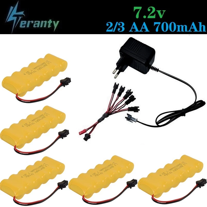 Аккумулятор 7,2 в, 700 мА · ч и зарядное устройство 7,2 в для радиоуправляемых автомобилей, роботов, танков, поездов, пистолетов, лодок, аккумулят... 
Аккумулятор 7,2 в, 700 мА · ч и зарядное устройство 7,2 в для радиоуправляемых автомобилей, роботов, танков, поездов, пистолетов, лодок, аккумулят...
