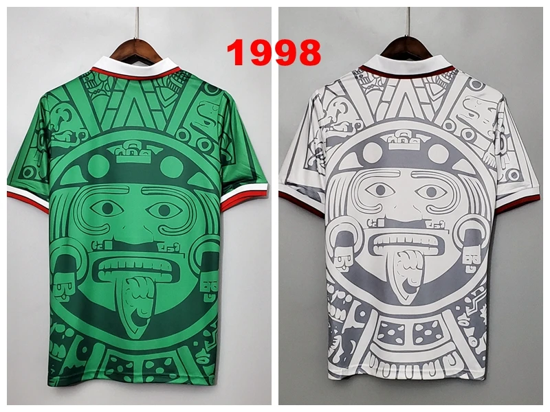 1998 Mexico home and away Blanco 11Retro Soccer Jerseys football shirts in stock
1998 Mexico home and away Blanco 11Retro Soccer Jerseys football shirts in stock