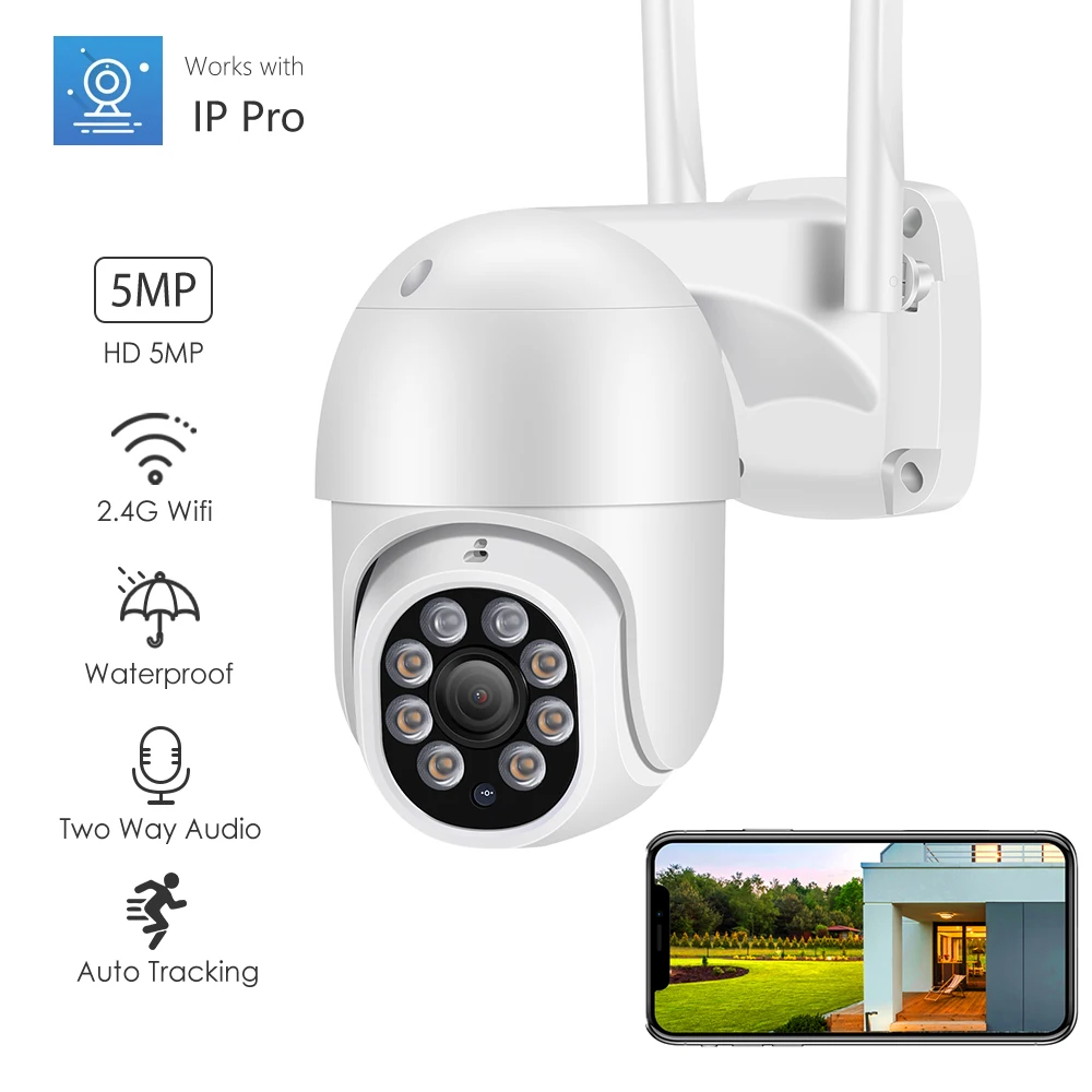 5MP Speed Dome IP Camera 3MP 2MP Outdoor Wireless Auto Tracking Wifi Camera P2P Human Detect Security Camera Video Surveillance
5MP Speed Dome IP Camera 3MP 2MP Outdoor Wireless Auto Tracking Wifi Camera P2P Human Detect Security Camera Video Surveillance