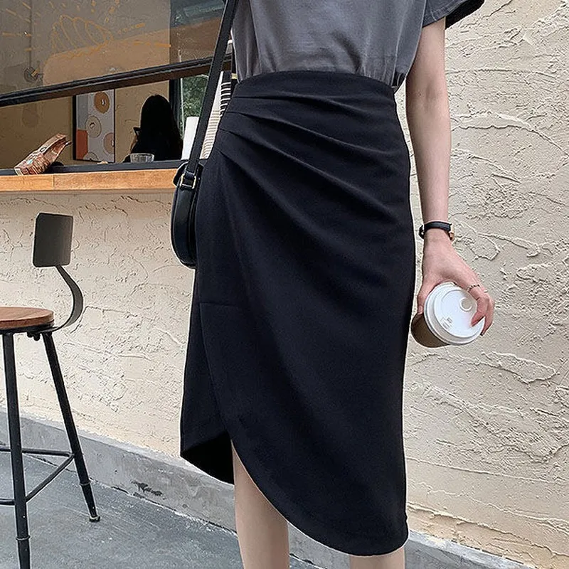 Women Irregular A-line Medium Long Skirts Elegant Split Office Lady Skirt Pencil High Waist Women Summer Streetwear Casual Skirt 
Women Irregular A-line Medium Long Skirts Elegant Split Office Lady Skirt Pencil High Waist Women Summer Streetwear Casual Skirt