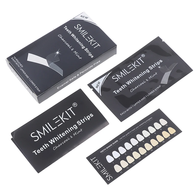 14/28pcs Charcoal Teeth Whitening Strips Tooth Stain Removal Oral Hygiene Care Dental Shade Bleaching Kit Enamel White Tool
14/28pcs Charcoal Teeth Whitening Strips Tooth Stain Removal Oral Hygiene Care Dental Shade Bleaching Kit Enamel White Tool