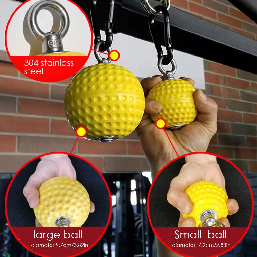 New 7.2 / 9.7cm Pull Up Balls Grips Finger Trainer Arm Muscles Strength Training Fitness Equipment -40
New 7.2 / 9.7cm Pull Up Balls Grips Finger Trainer Arm Muscles Strength Training Fitness Equipment -40