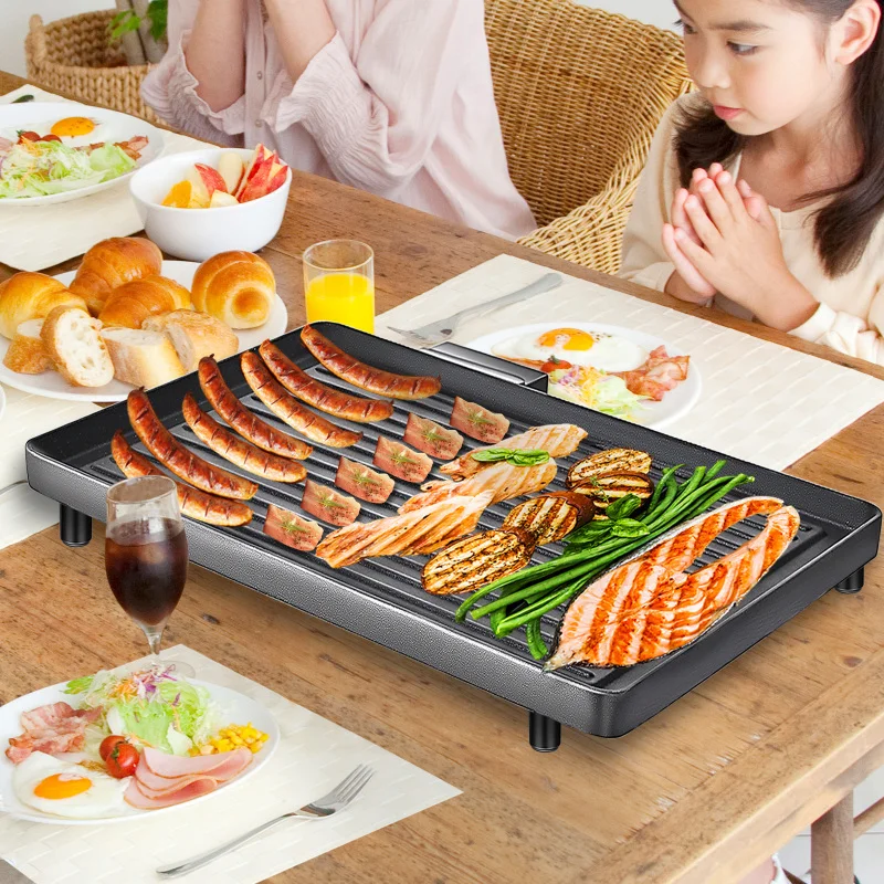 Электрический горячий горшок GrillKorean BBQ Grill Shabu Pot, многофункциональный антипригарный Корейский барбекю бездымного Shabu Pot отдельный Новый
Электрический горячий горшок GrillKorean BBQ Grill Shabu Pot, многофункциональный антипригарный Корейский барбекю бездымного Shabu Pot отдельный Новый