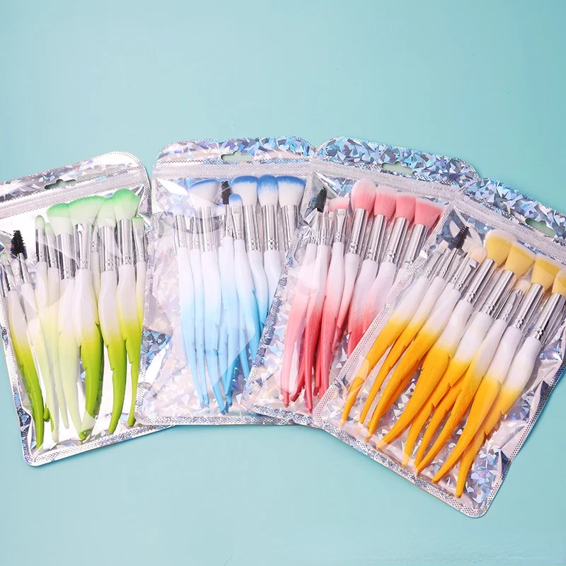 10 Gradient Feather Set Pvc Bag Loose Powder Brush Blush Brush Face And Eye Area A Full Set Of Super Soft
10 Gradient Feather Set Pvc Bag Loose Powder Brush Blush Brush Face And Eye Area A Full Set Of Super Soft