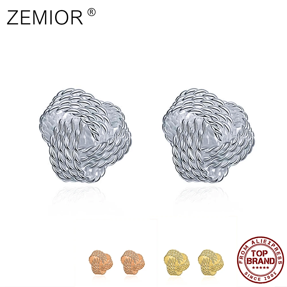 Simple Weave Stud Earrings For Women Tennis-Shaped Push-Back Female Three Colors Copper Earring Anniversary Gift Fashion Jewelry
Simple Weave Stud Earrings For Women Tennis-Shaped Push-Back Female Three Colors Copper Earring Anniversary Gift Fashion Jewelry