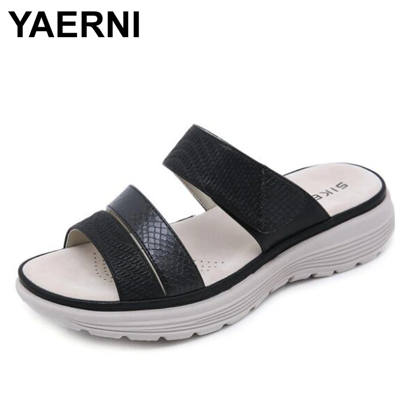 YAERNI New Summer Shoes For Women Fashion Peep Toe platform Sandals Non-slip Women Slippers Large size Casual Beach Shoes
YAERNI New Summer Shoes For Women Fashion Peep Toe platform Sandals Non-slip Women Slippers Large size Casual Beach Shoes