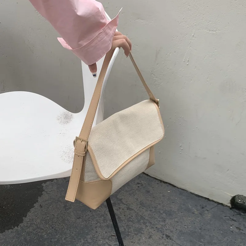 Woman New Canvas Underarm Bag Brand Vintage Small Tote Bag Personality All-match Shoulder Bag Fashion Tide Handbag Clutch 2021
Woman New Canvas Underarm Bag Brand Vintage Small Tote Bag Personality All-match Shoulder Bag Fashion Tide Handbag Clutch 2021