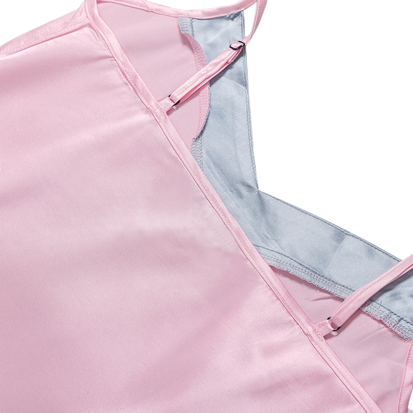 Women Summer Night Skirts Match Color Adjustable Spaghetti Strap V-Neck Sling Sleep Dress for Girls
Women Summer Night Skirts Match Color Adjustable Spaghetti Strap V-Neck Sling Sleep Dress for Girls
