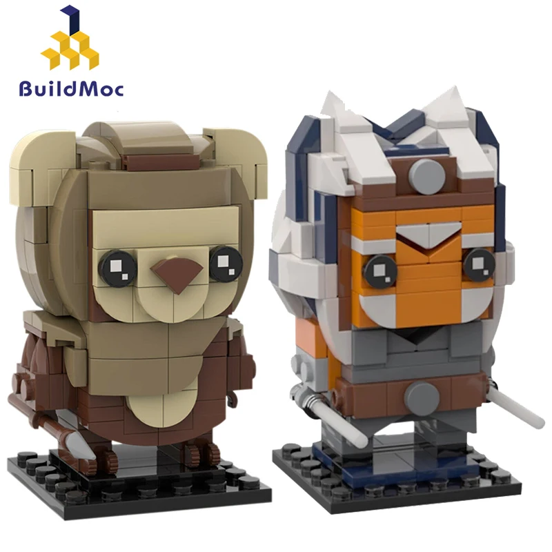 Buildmoc Star Movie Ewoked Ahsokaed Kuiils General-Grievous Action Figures Brickheadz Building Blocks Toys For Children Gift
Buildmoc Star Movie Ewoked Ahsokaed Kuiils General-Grievous Action Figures Brickheadz Building Blocks Toys For Children Gift