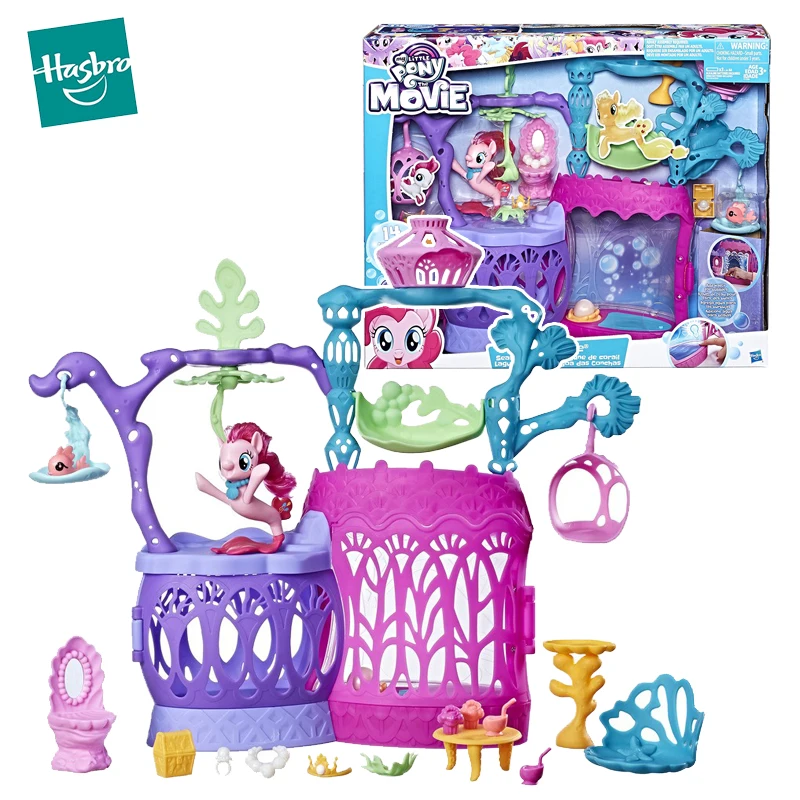 Hasbro My Little Pony Pinkie Pie Seapony Fantasy Undersea Playset Lights and Bubble Anime Figure Girls Toys for Children Gift
Hasbro My Little Pony Pinkie Pie Seapony Fantasy Undersea Playset Lights and Bubble Anime Figure Girls Toys for Children Gift