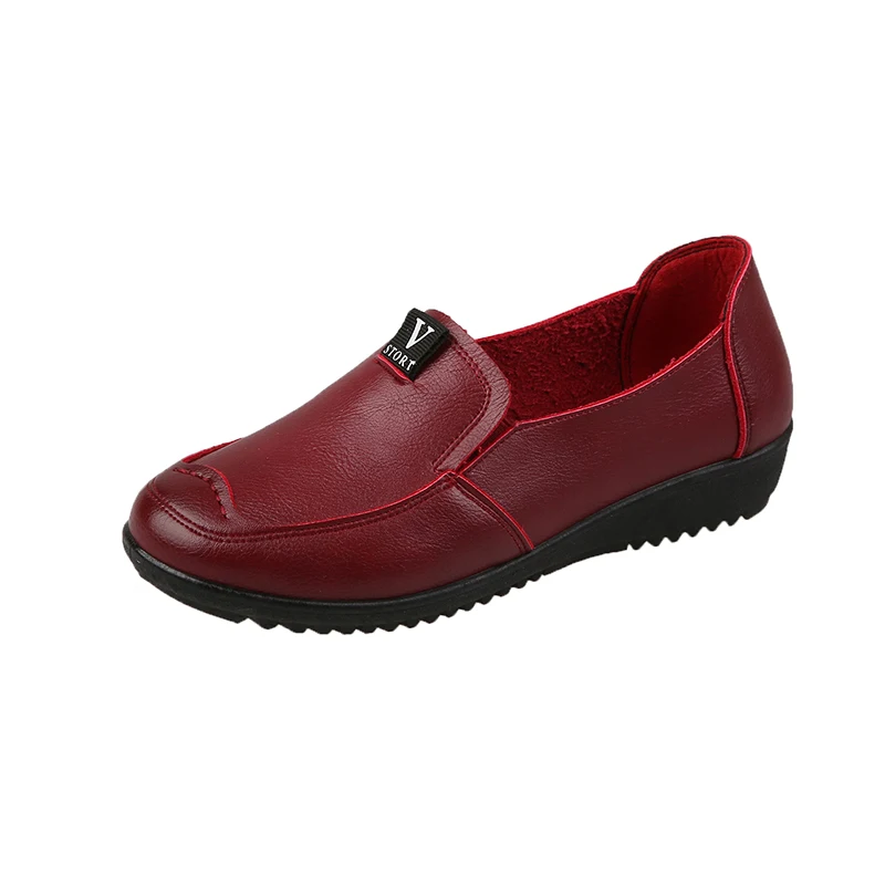 Mom Flats Women's moccasins 2021 Spring and Autumn Single shoes Classic Beef tendon soft bottom Loafers Casual comfortable red
Mom Flats Women's moccasins 2021 Spring and Autumn Single shoes Classic Beef tendon soft bottom Loafers Casual comfortable red