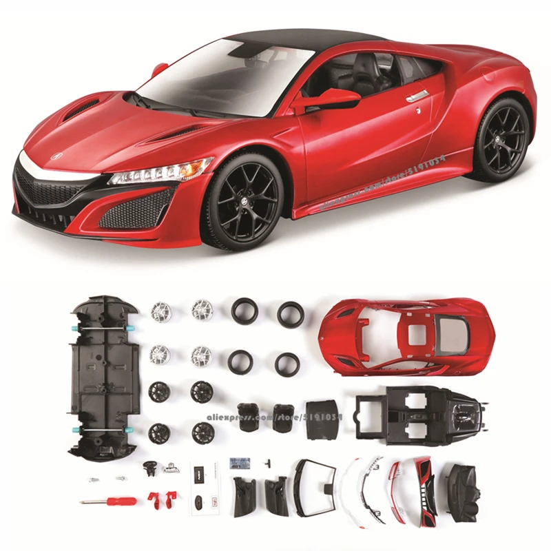 Maisto 1:24 2018 ACURA NSX assembled DIY die-casting model car collection Gift collection toy tools
Maisto 1:24 2018 ACURA NSX assembled DIY die-casting model car collection Gift collection toy tools
