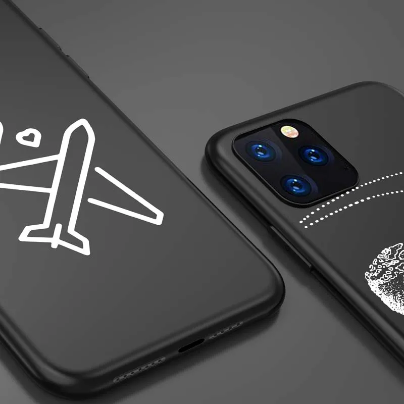 Airplane Phone Case For iPhone 11 Pro XS Max 6 6S 7 8 Plus XR X 5 5S SE Cartoon Black World Map Love Soft TPU Back Cover
Airplane Phone Case For iPhone 11 Pro XS Max 6 6S 7 8 Plus XR X 5 5S SE Cartoon Black World Map Love Soft TPU Back Cover