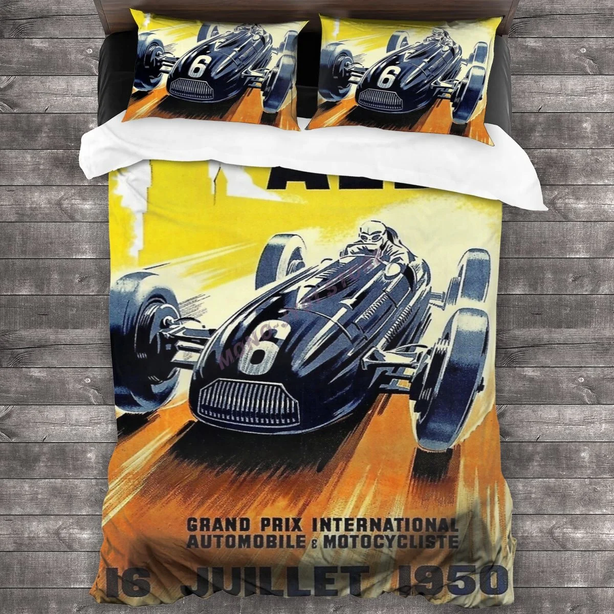 ALBI Vintage 1950 Grand Prix Auto Racing Print Bedding Set Duvet Cover Pillowcases Comforter Bedding Sets Bedclothes
ALBI Vintage 1950 Grand Prix Auto Racing Print Bedding Set Duvet Cover Pillowcases Comforter Bedding Sets Bedclothes