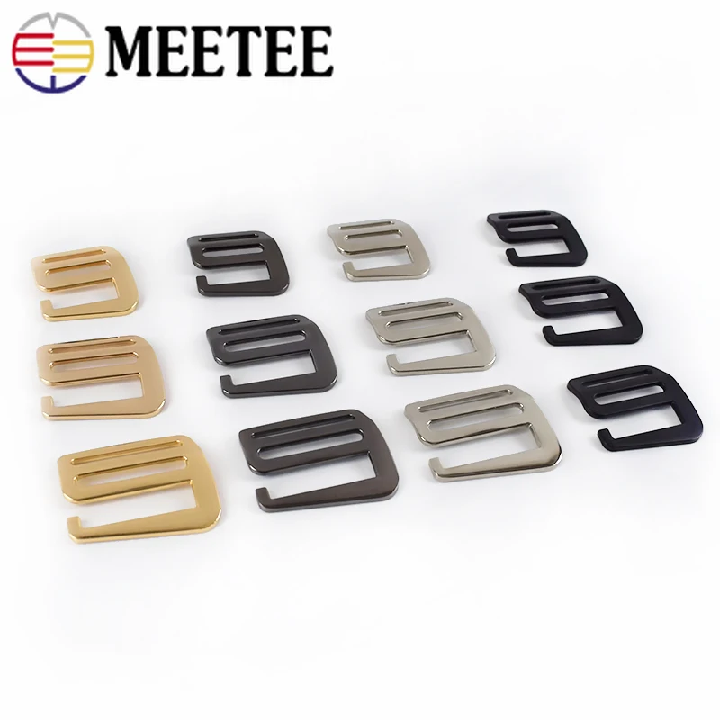 Meetee 10pcs 25/32/38mm Metal Tri-Glide Hook Adjust Buckle Handbag Webbing Strap Slider Hooks Clasp DIY Belt Ring Part Accessory 
Meetee 10pcs 25/32/38mm Metal Tri-Glide Hook Adjust Buckle Handbag Webbing Strap Slider Hooks Clasp DIY Belt Ring Part Accessory