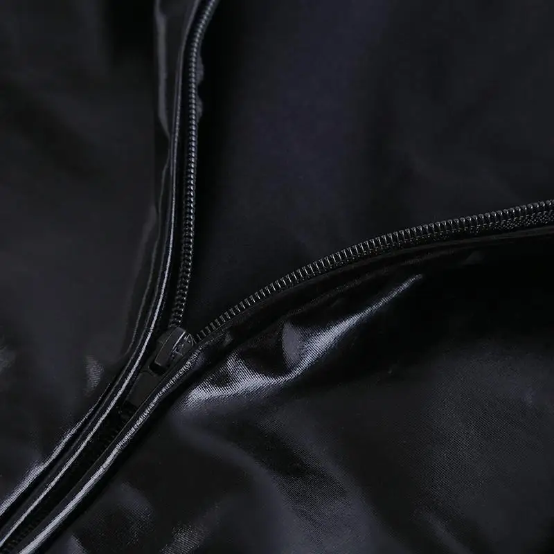 Сексуальное женское белье черный женский комбинезон из искусственной кожи