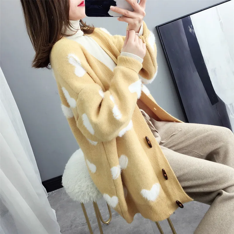 Sweater Coat Women's Korean-Style Loose Spring 2020 New Lazy Wind Net Red Long Knitted Cardigan long cardigan women
Sweater Coat Women's Korean-Style Loose Spring 2020 New Lazy Wind Net Red Long Knitted Cardigan long cardigan women