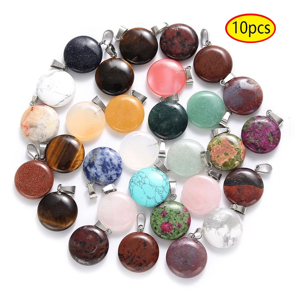 10 pcs/bag 20mm*20mm Natural Stone Necklaces & Pendants for Lover Gem Stone Quartz Crystal Healing Necklace Charm Jewelry
10 pcs/bag 20mm*20mm Natural Stone Necklaces & Pendants for Lover Gem Stone Quartz Crystal Healing Necklace Charm Jewelry