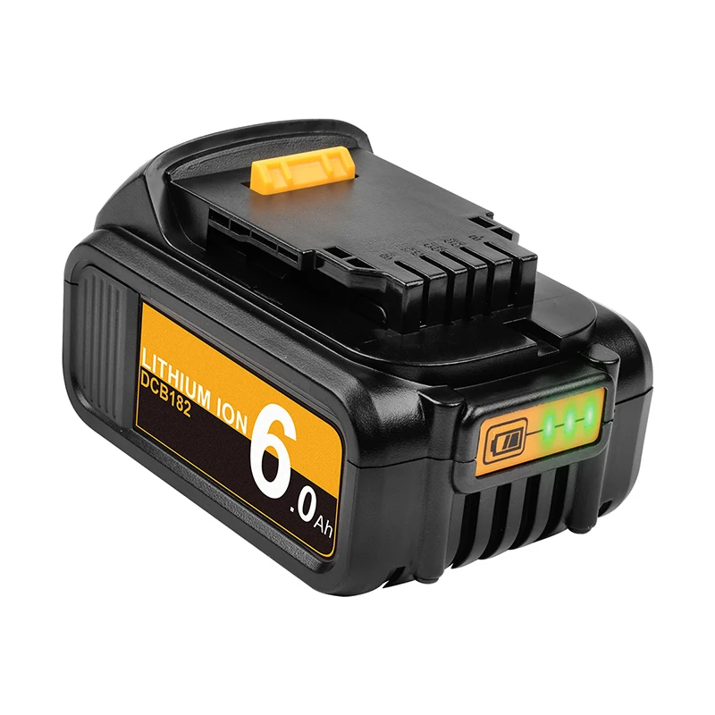 Bonacell 6000mAh 20V/18V for Dewalt Power Tool Battery for DCB180 DCB181 DCB182 DCB201 DCB201-2 DCB200 DCB200-2 DCB204-2 Sale
Bonacell 6000mAh 20V/18V for Dewalt Power Tool Battery for DCB180 DCB181 DCB182 DCB201 DCB201-2 DCB200 DCB200-2 DCB204-2 Sale
