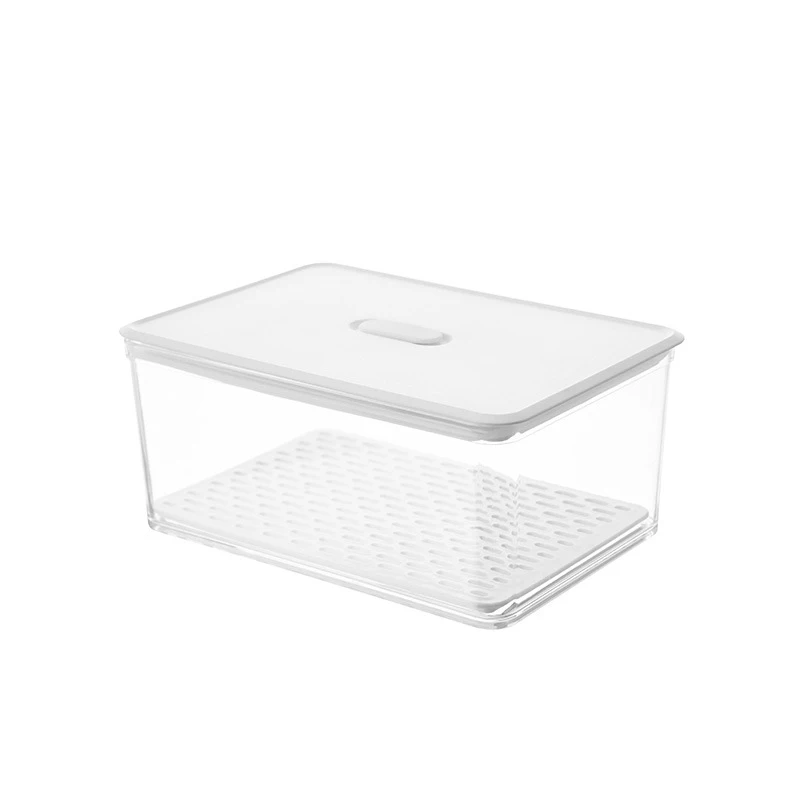 Plastic Fruit Vegetable Storage Container Drain Fresh With Ventilation Holes Home Refrigerator Crisper Kitchen Storage Box
Plastic Fruit Vegetable Storage Container Drain Fresh With Ventilation Holes Home Refrigerator Crisper Kitchen Storage Box