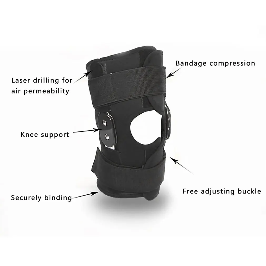Aluminum alloy bracket belt compression support knee pad Knee Hinged Support Knee Brace Arthritis Patella Stabilizer
Aluminum alloy bracket belt compression support knee pad Knee Hinged Support Knee Brace Arthritis Patella Stabilizer