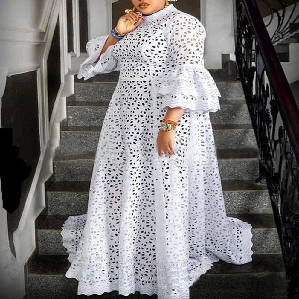 Autumn New 2021 Solid Color Casual Womens Dress Fashion Temperament Flared Sleeves Lace Long High Waist Ladies Dress
Autumn New 2021 Solid Color Casual Womens Dress Fashion Temperament Flared Sleeves Lace Long High Waist Ladies Dress