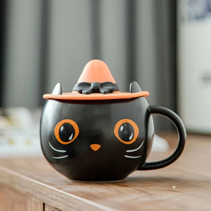 Personality cute limited edition mysterious black cat cup Halloween coffee cup tea cup Cups holiday gifts for family and friends
Personality cute limited edition mysterious black cat cup Halloween coffee cup tea cup Cups holiday gifts for family and friends