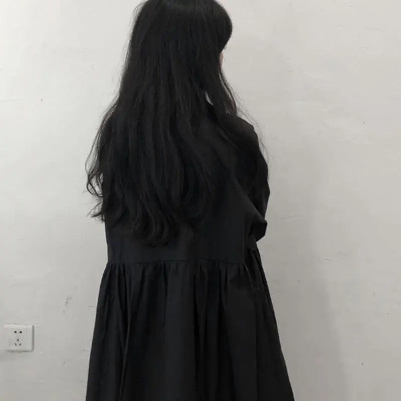 XITAO Patchwork Button Dress Women 2020 Autumn Casual Fashion Style Temperament All Match Turn Down Collar Loose Dress ZP3636 
XITAO Patchwork Button Dress Women 2020 Autumn Casual Fashion Style Temperament All Match Turn Down Collar Loose Dress ZP3636