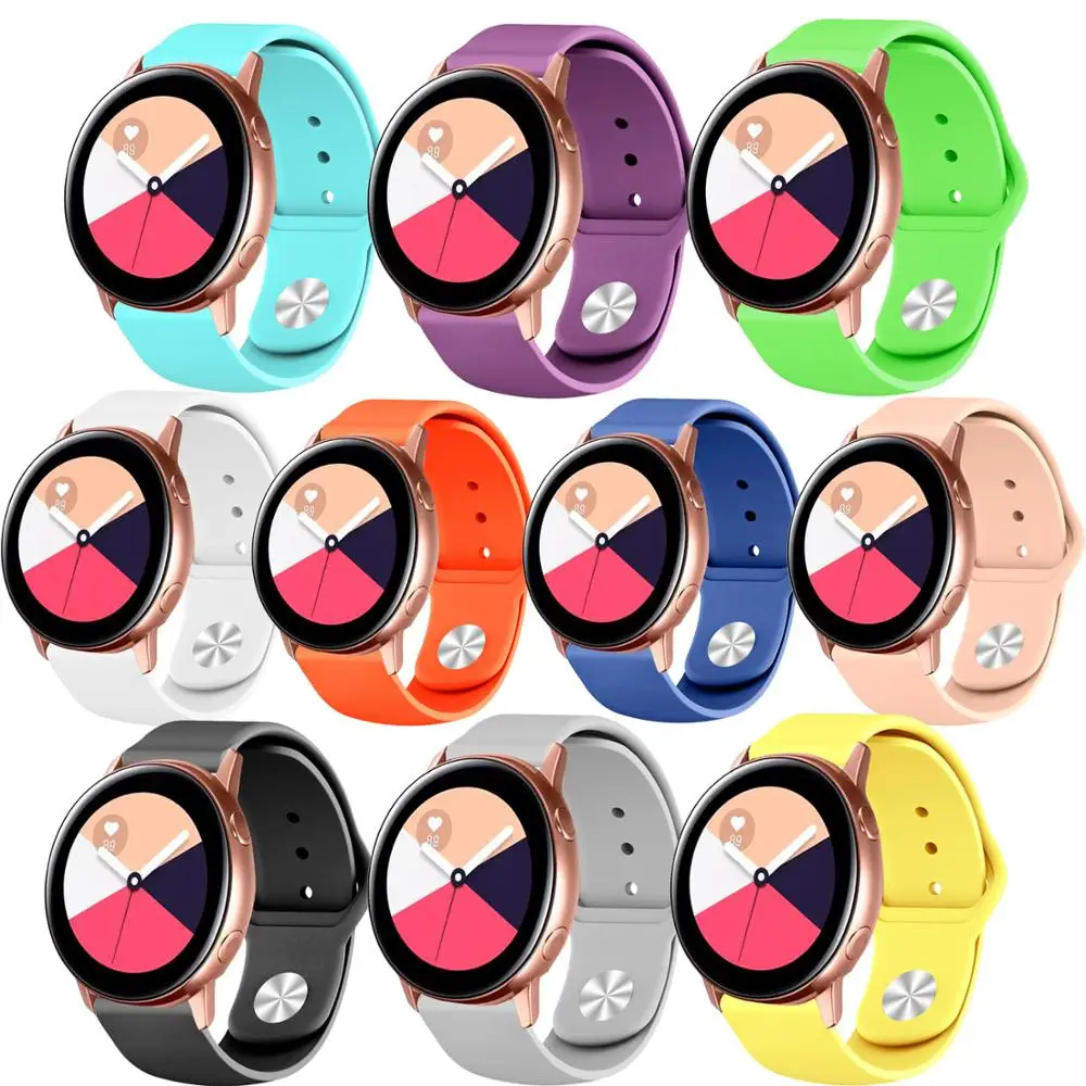 Ремешок сменный для наручных часов, мягкий силиконовый браслет для Samsung Galaxy Watch Active / Active 2
Ремешок сменный для наручных часов, мягкий силиконовый браслет для Samsung Galaxy Watch Active / Active 2