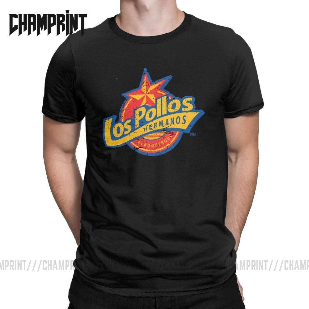 Мужские футболки Los Pollos Hermanos во все тяжкие забавная футболка с коротким рукавом и