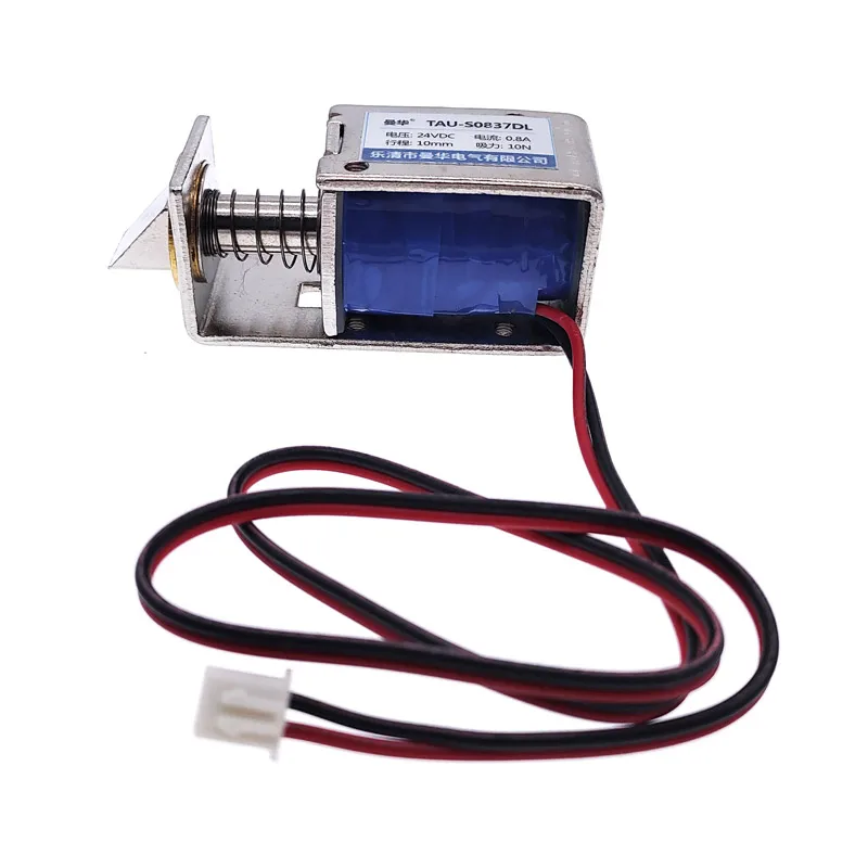 Electric Locks TAU-S0837DL Magnetic Lock Stroke 10mm DC 24V for the Cabinet door lock 0.8A 10N
Electric Locks TAU-S0837DL Magnetic Lock Stroke 10mm DC 24V for the Cabinet door lock 0.8A 10N