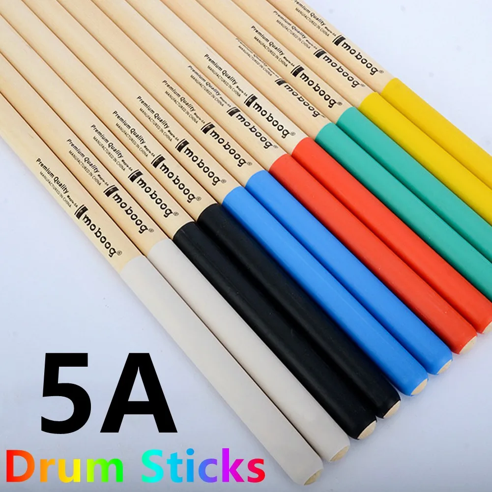 1 Pair Professional Drum Sticks 5A Maple Wood Non-Slip Colorful Handle Drumsticks Percussion Musical Instruments For Beginners
1 Pair Professional Drum Sticks 5A Maple Wood Non-Slip Colorful Handle Drumsticks Percussion Musical Instruments For Beginners
