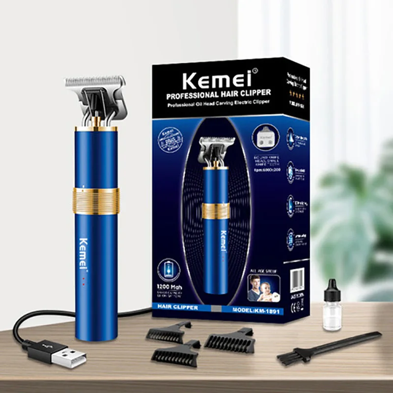 Kemei 2 in 1 Cordless Hair Trimmer Replaceable Magnetic Carbon Steel Blade Hair Clipper Men Edge Cutting Hair Trimming Machine
Kemei 2 in 1 Cordless Hair Trimmer Replaceable Magnetic Carbon Steel Blade Hair Clipper Men Edge Cutting Hair Trimming Machine