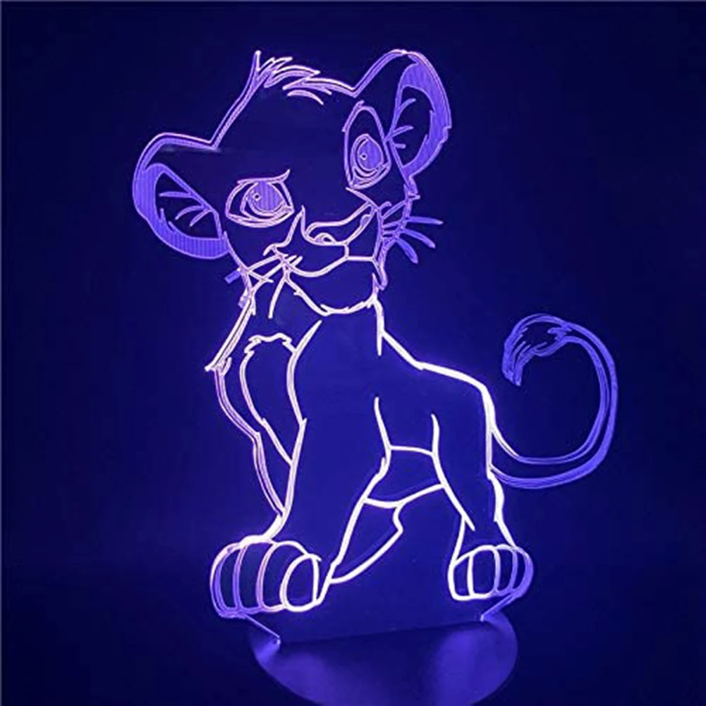 Cartoon Lion 3D LED Acrylic Lamps Touch Remote Control Kids Bedroom Light Lamp for Kids Child Boys Bedroom Decor Acrylic Table
Cartoon Lion 3D LED Acrylic Lamps Touch Remote Control Kids Bedroom Light Lamp for Kids Child Boys Bedroom Decor Acrylic Table