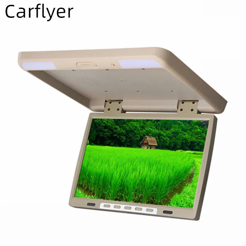 15.4 Inch Car Monitor Roof Flip Down 1080P HD Video MP5 Player Support USB SD Speaker FM Ceiling TV Audio output HDMI wide angle
15.4 Inch Car Monitor Roof Flip Down 1080P HD Video MP5 Player Support USB SD Speaker FM Ceiling TV Audio output HDMI wide angle