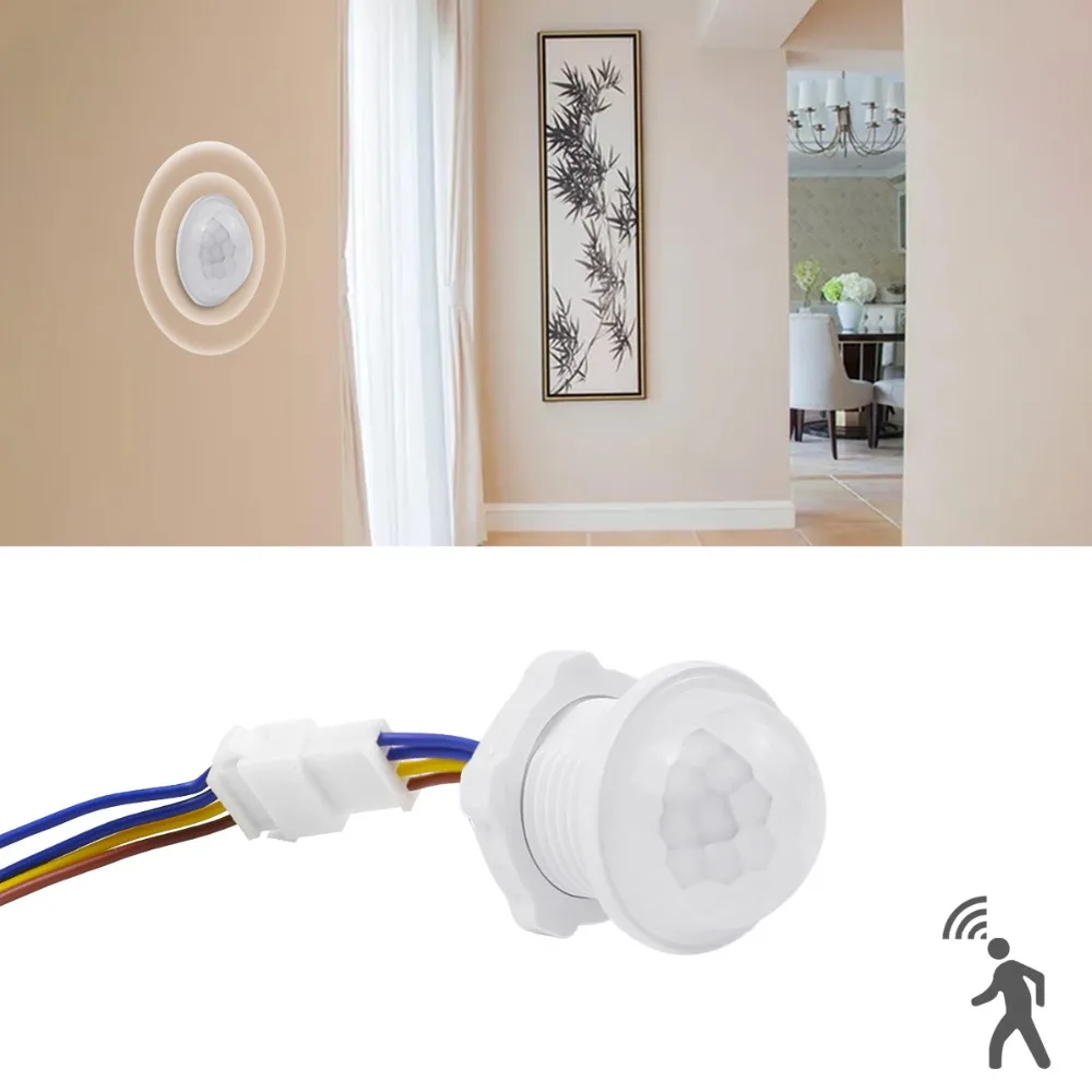 PIR Sensor Detector Smart Switch 85V-265V LED Cabinet light Switch Human body Induction Sensor Switch for Stair Closet Wardrobe
PIR Sensor Detector Smart Switch 85V-265V LED Cabinet light Switch Human body Induction Sensor Switch for Stair Closet Wardrobe