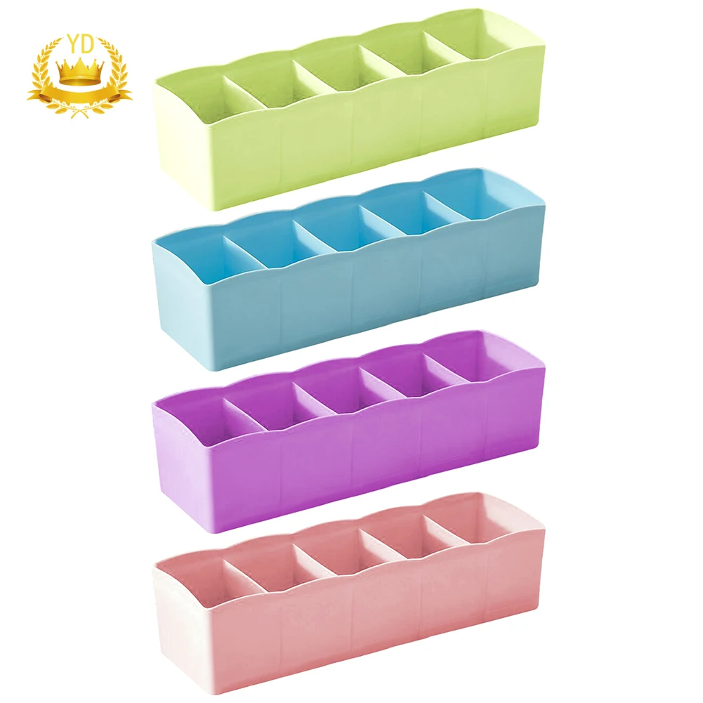 Hot 5 Cells Plastic Organizer Storage Box Tie Bra Socks Drawer Cosmetic Divider Tidy
Hot 5 Cells Plastic Organizer Storage Box Tie Bra Socks Drawer Cosmetic Divider Tidy