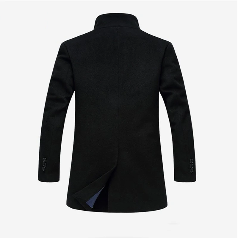 New Woolen Trench Coat Men Slim Fit Long Woolen Jacket Winter Single Breasted Male Overcoat Grey Jacket
New Woolen Trench Coat Men Slim Fit Long Woolen Jacket Winter Single Breasted Male Overcoat Grey Jacket