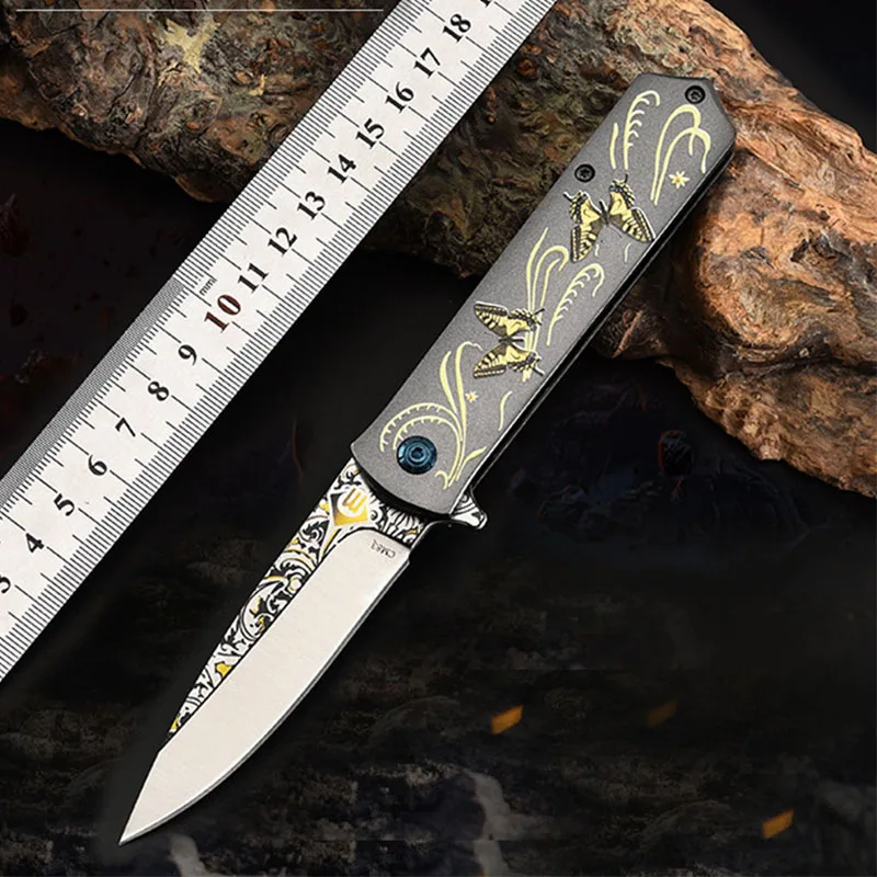 CN(Origin) 20CM-57HRC Pin Folding Knife Stainless Steel Blade Knife Camping Self-defense Tactical Hunting Knifes
CN(Origin) 20CM-57HRC Pin Folding Knife Stainless Steel Blade Knife Camping Self-defense Tactical Hunting Knifes