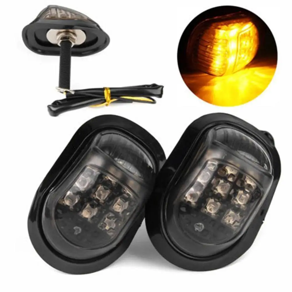 1 Pair Piranha Light Flasher Turn Signal Light 12V 9 LEDs Yellow Lighting Motorbike Indicators Blinker Motor Lighting Supplies
1 Pair Piranha Light Flasher Turn Signal Light 12V 9 LEDs Yellow Lighting Motorbike Indicators Blinker Motor Lighting Supplies