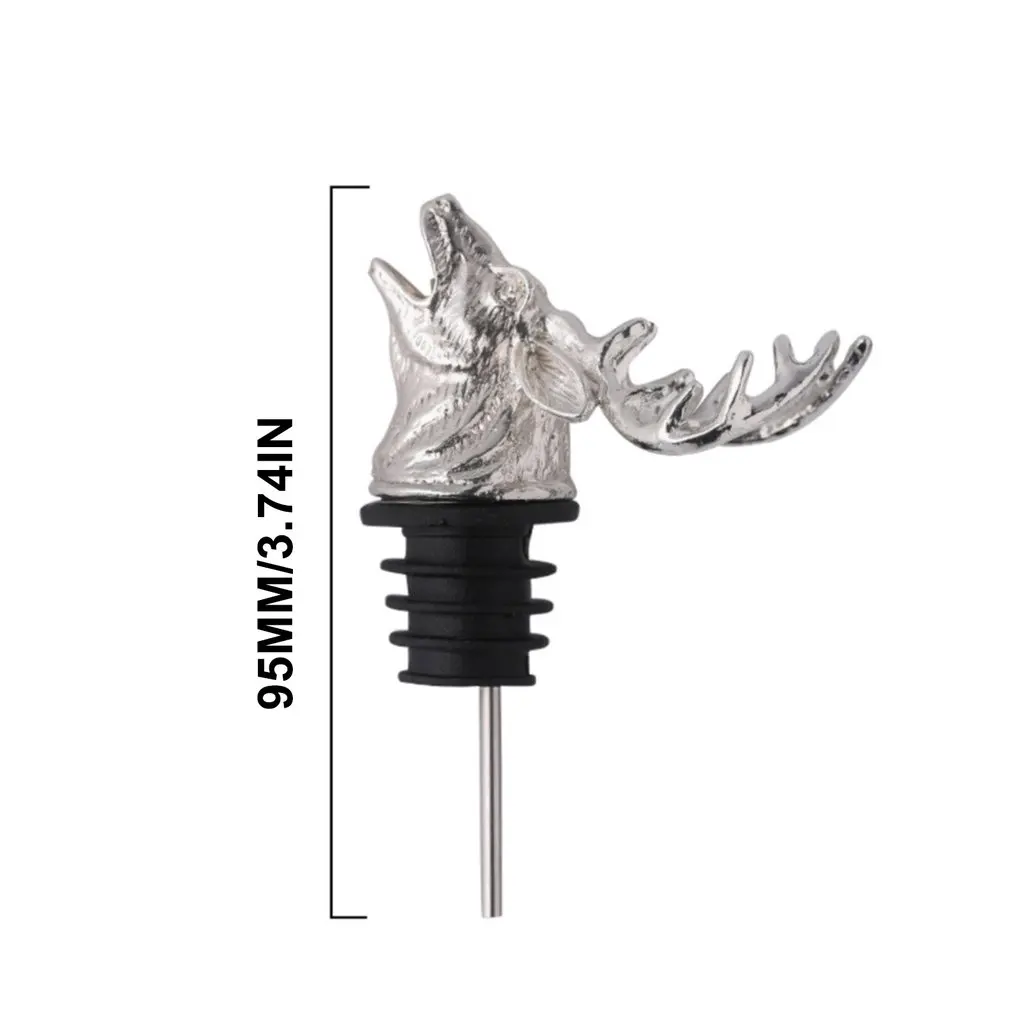 Deer Head Pourer With Detachable Design Good Gloss And Elegant Pourer Electroplating Process Creative Pourer 
Deer Head Pourer With Detachable Design Good Gloss And Elegant Pourer Electroplating Process Creative Pourer