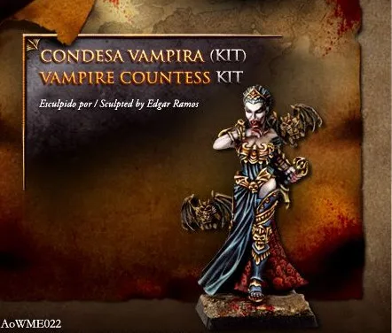 

model kit resin kit Avatars of War 28215 vampire countess 28mm