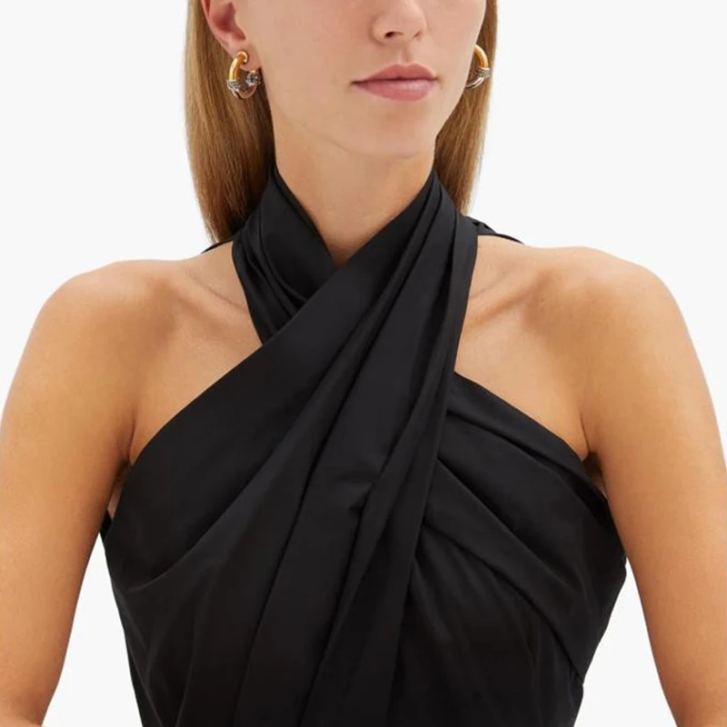 Women Backless Crop Top Cross Strappy Over Front Cut Out Sleeveless Bandage Halter Neck Summer Vest Sexy Woman Clothes Tops
Women Backless Crop Top Cross Strappy Over Front Cut Out Sleeveless Bandage Halter Neck Summer Vest Sexy Woman Clothes Tops