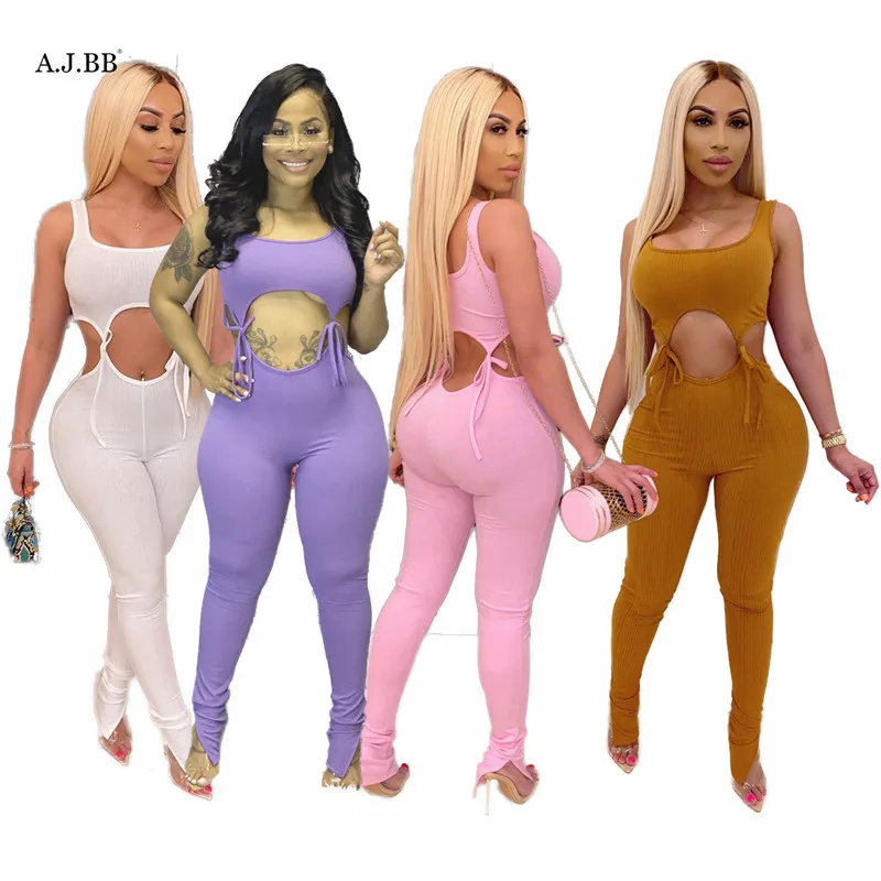European and American sexy nightclub solid color one-piece pants fashion slim U-neck suspender women's Vest pants
European and American sexy nightclub solid color one-piece pants fashion slim U-neck suspender women's Vest pants