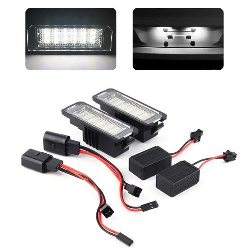 A Pair 24 LED 3528 SMD LED License Plate Lights Lamps Bulbs 6000K Cool White Fit For BMW E82 E90 E92 E93 M3 E39 E60 E70 X5
A Pair 24 LED 3528 SMD LED License Plate Lights Lamps Bulbs 6000K Cool White Fit For BMW E82 E90 E92 E93 M3 E39 E60 E70 X5