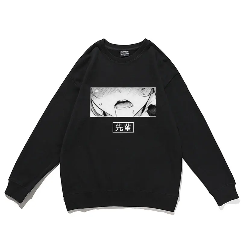 New Hentai Waifu Lewd Sexy Senpai Love Hentai Ahegao Otaku Vaporwave Black Sweatshirt Long Sleeve Mens Womens Aesthetic Pullover
New Hentai Waifu Lewd Sexy Senpai Love Hentai Ahegao Otaku Vaporwave Black Sweatshirt Long Sleeve Mens Womens Aesthetic Pullover