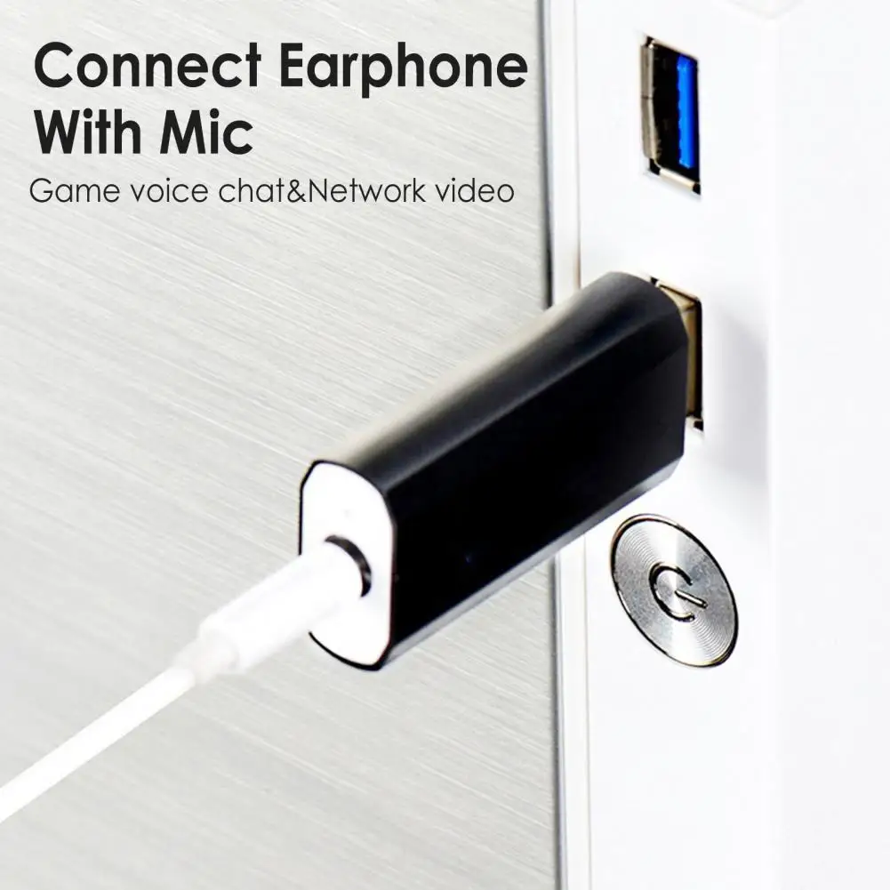 Sound Card No Delay with Mic Aluminum Alloy Quick Transmission External USB Audio Sound Converter for Laptop
Sound Card No Delay with Mic Aluminum Alloy Quick Transmission External USB Audio Sound Converter for Laptop